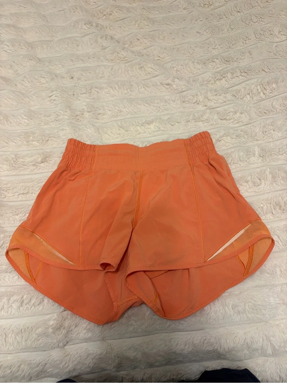 lululemon athletica Bright Orange Women's Athletic Shorts